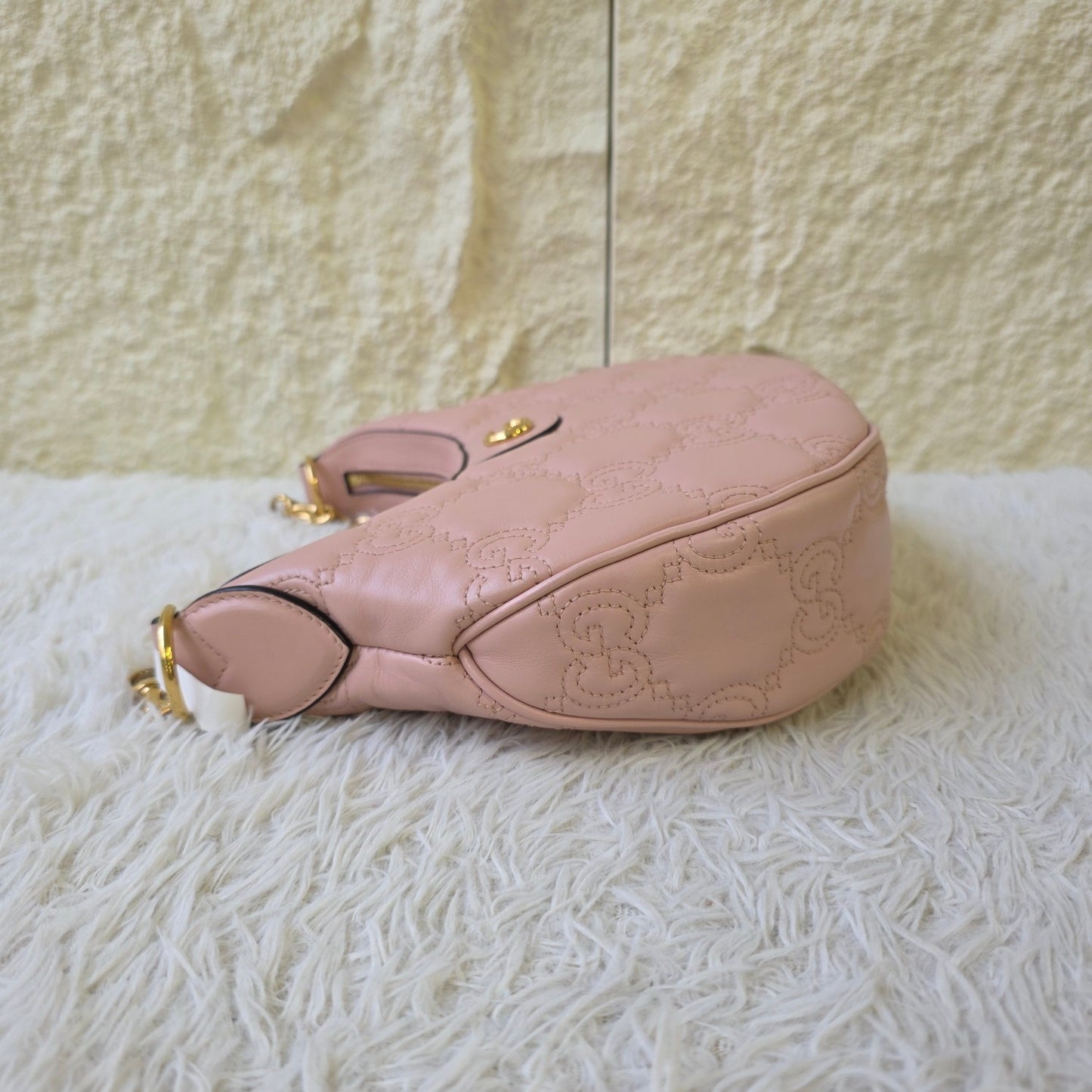 Gucci GG Matelassé Mini Hobo Bag (Pre-Owned)
