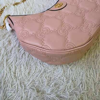 Gucci GG Matelassé Mini Hobo Bag (Pre-Owned)