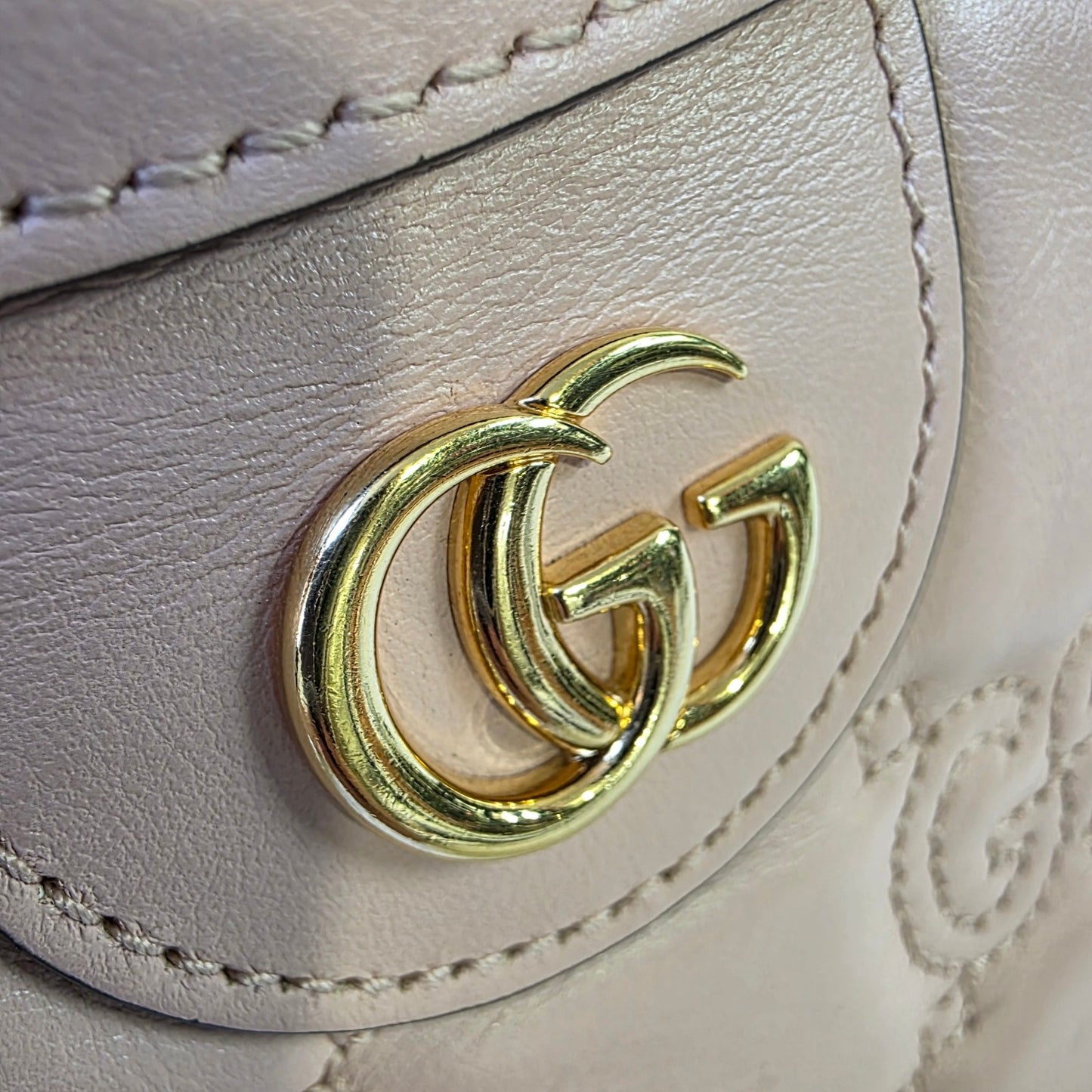 Gucci GG Matelassé Mini Hobo Bag (Pre-Owned)