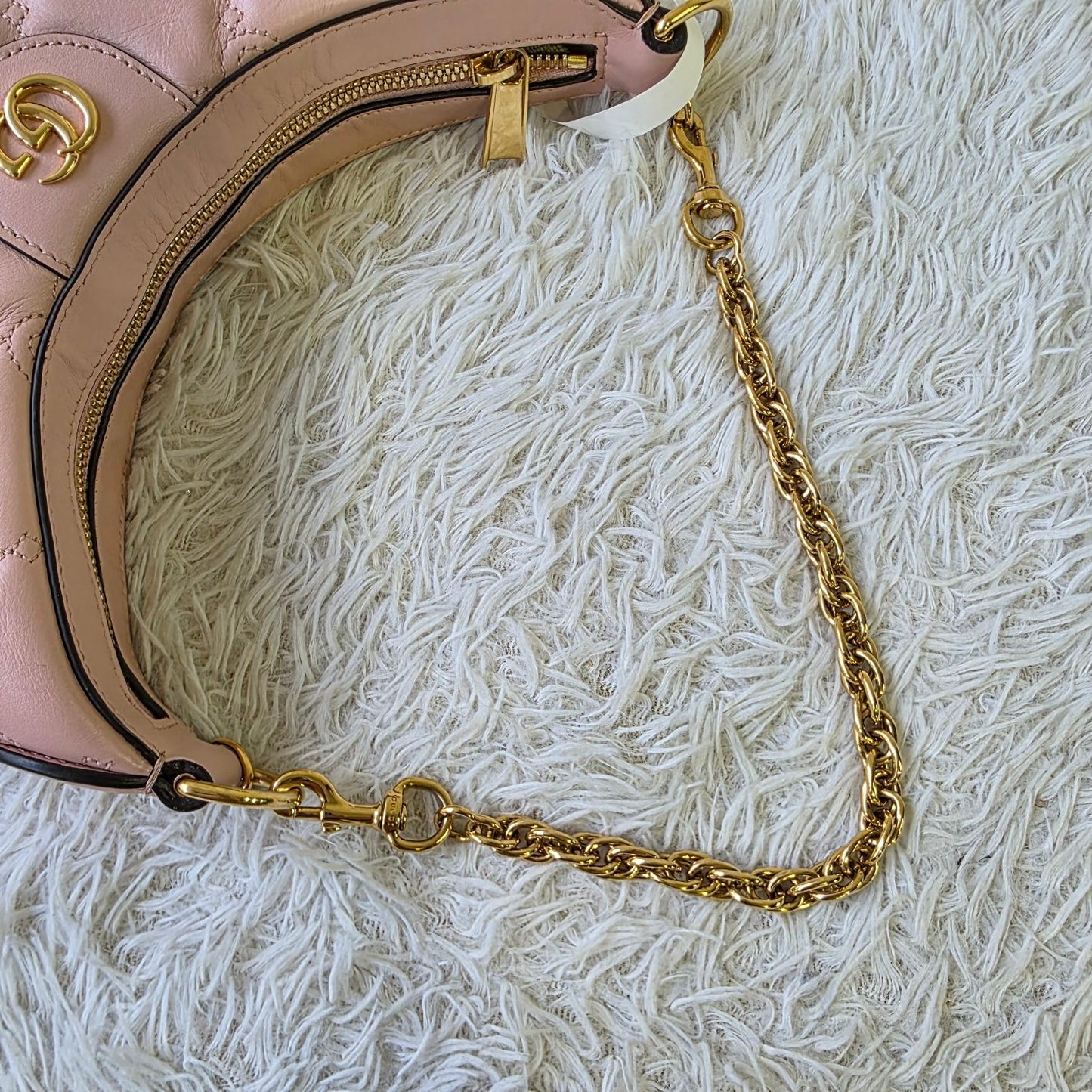 Gucci GG Matelassé Mini Hobo Bag (Pre-Owned)