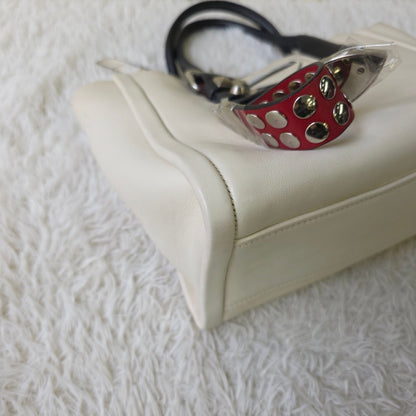 Prada Etiquette Leather Tote Bag (Pre-Owned)