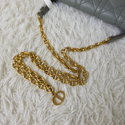 Dior Caro Cannage Chain Wallet (Pre-Owned)