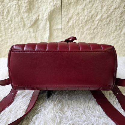 Saint Laurent Loulou Leather Backpack (Pre-Owned)
