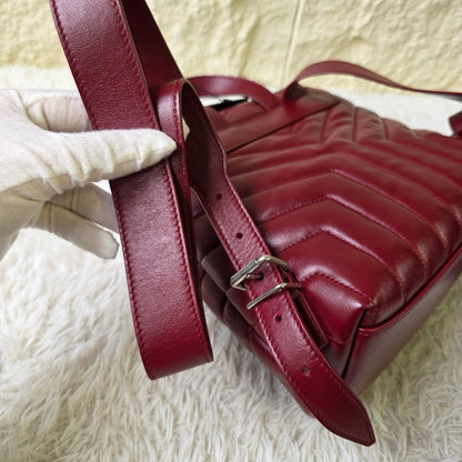 Saint Laurent Loulou Leather Backpack (Pre-Owned)