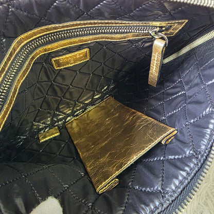 Chanel Je Ne Suis Pas En Solde Metallic Clutch Bag (Pre-Owned)
