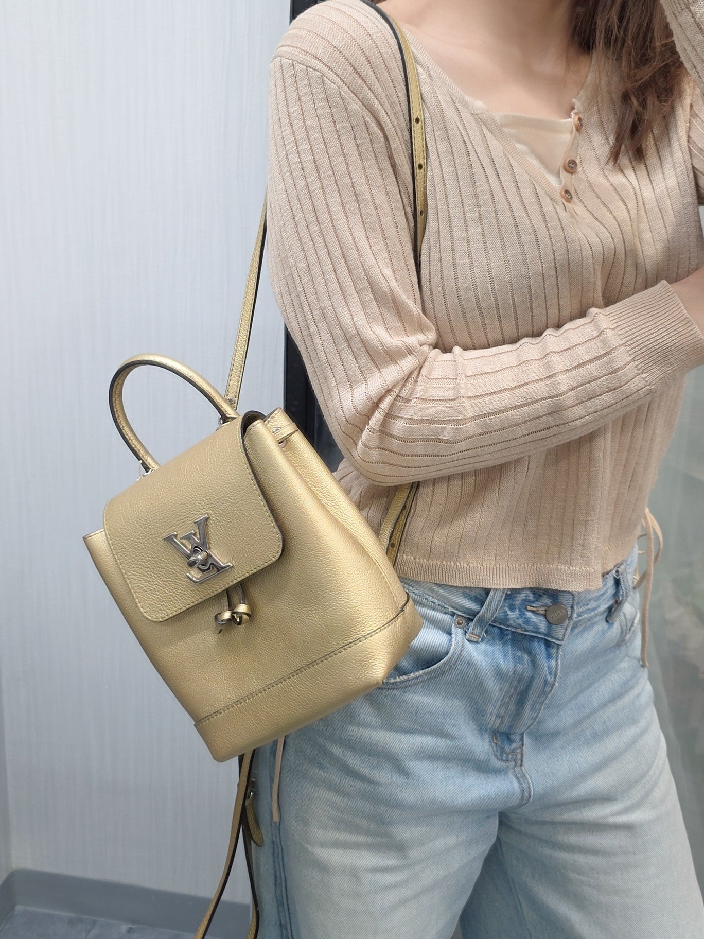 Louis Vuitton Lockme Mini Backpack (Pre-Owned)