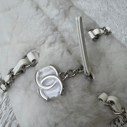 Chanel Shearling CC Chain Shoulder Bag (Pre-Owned)
