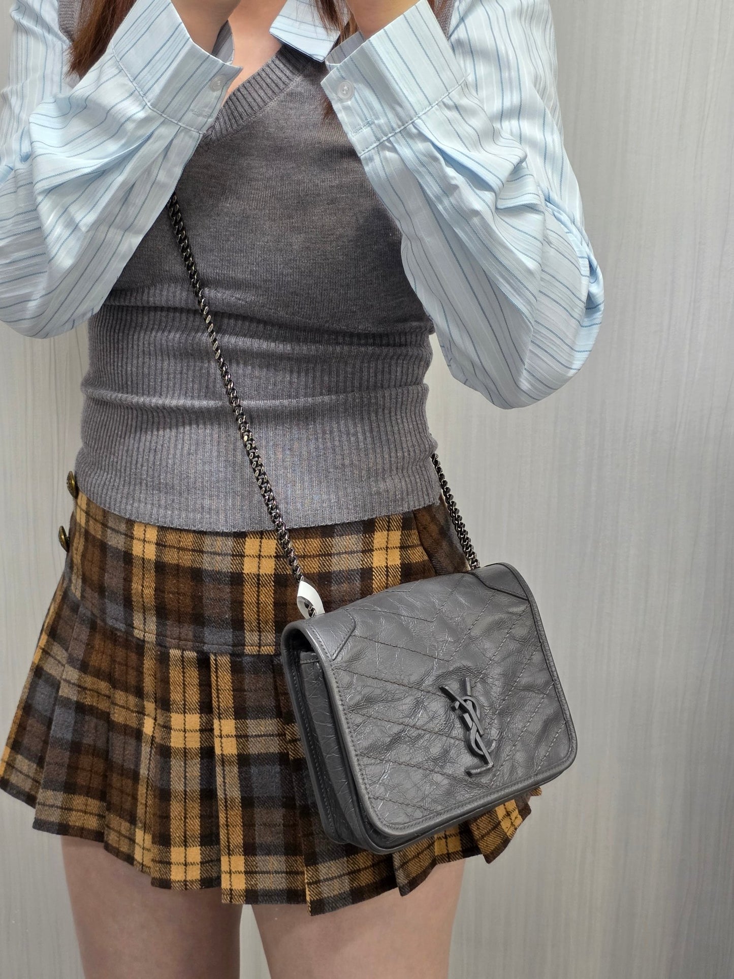 Saint Laurent Niki Chain Shoulder Bag (Pre-Owned)