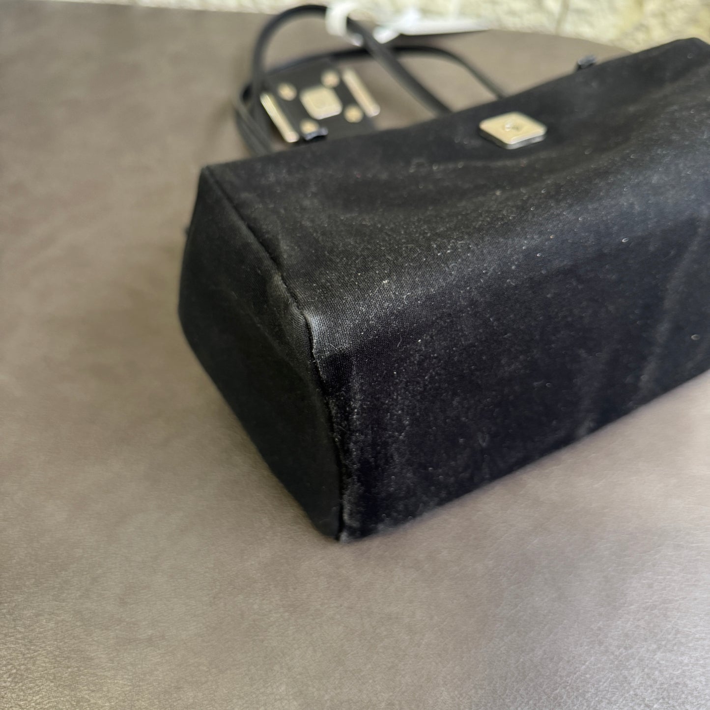 Fendi Mama Baguette Canvas Shoulder Bag (Pre-Owned)