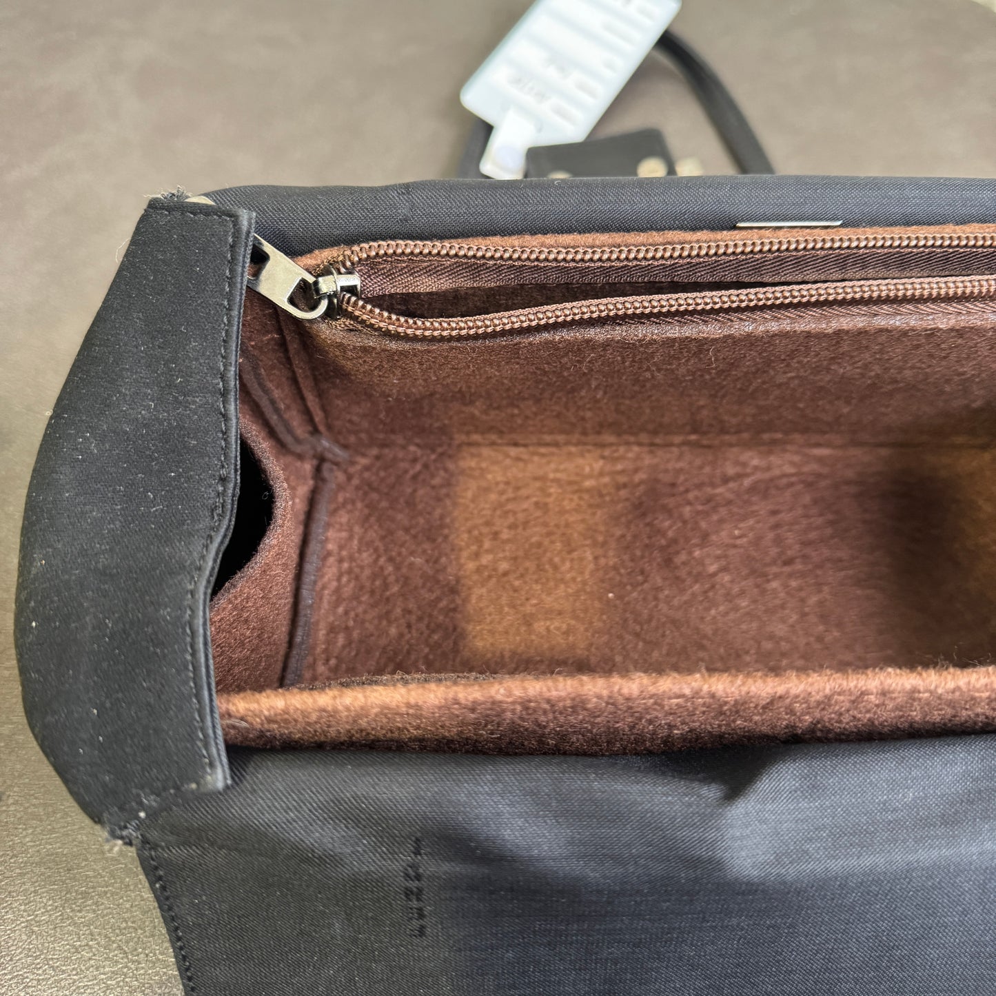 Fendi Mama Baguette Canvas Shoulder Bag (Pre-Owned)