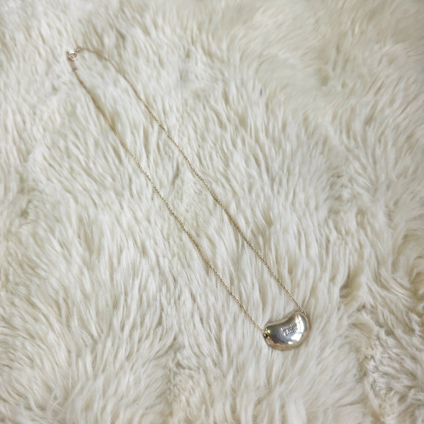 Tiffany & Co. Elsa Peretti Bean Pendant Necklace (Pre-Owned)