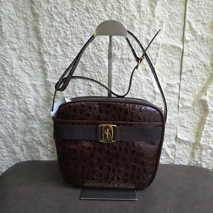 Salvatore Ferragamo Vara Bow Shoulder Bag (Pre-Owned)