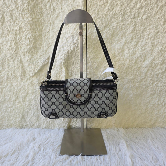 Celine C Macadam Denim Shoulder Bag (Pre-Owned)
