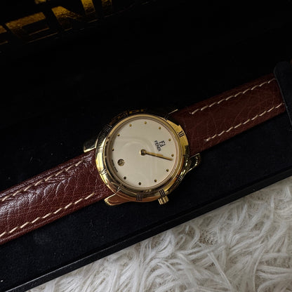 Fendi Orologi Vintage Leather Strap Watch (Pre-Owned)