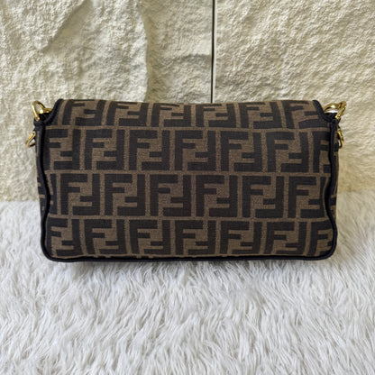 Fendi Zucca Baguette Shoulder Bag (Pre-Owned)