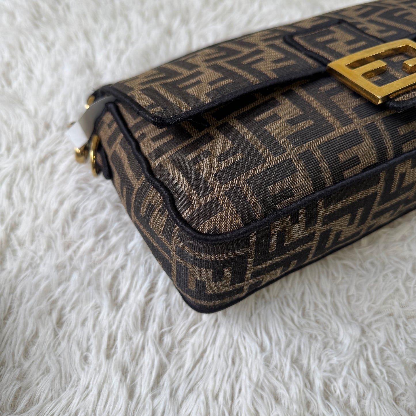Fendi Zucca Baguette Shoulder Bag (Pre-Owned)