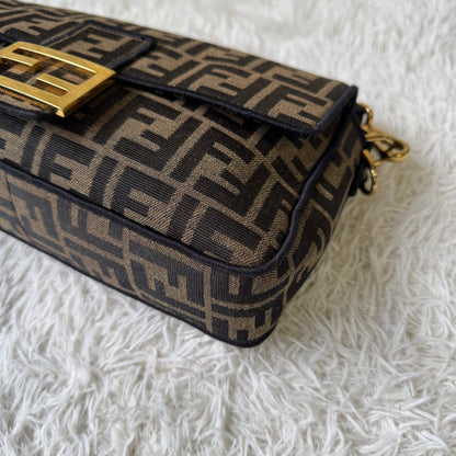 Fendi Zucca Baguette Shoulder Bag (Pre-Owned)