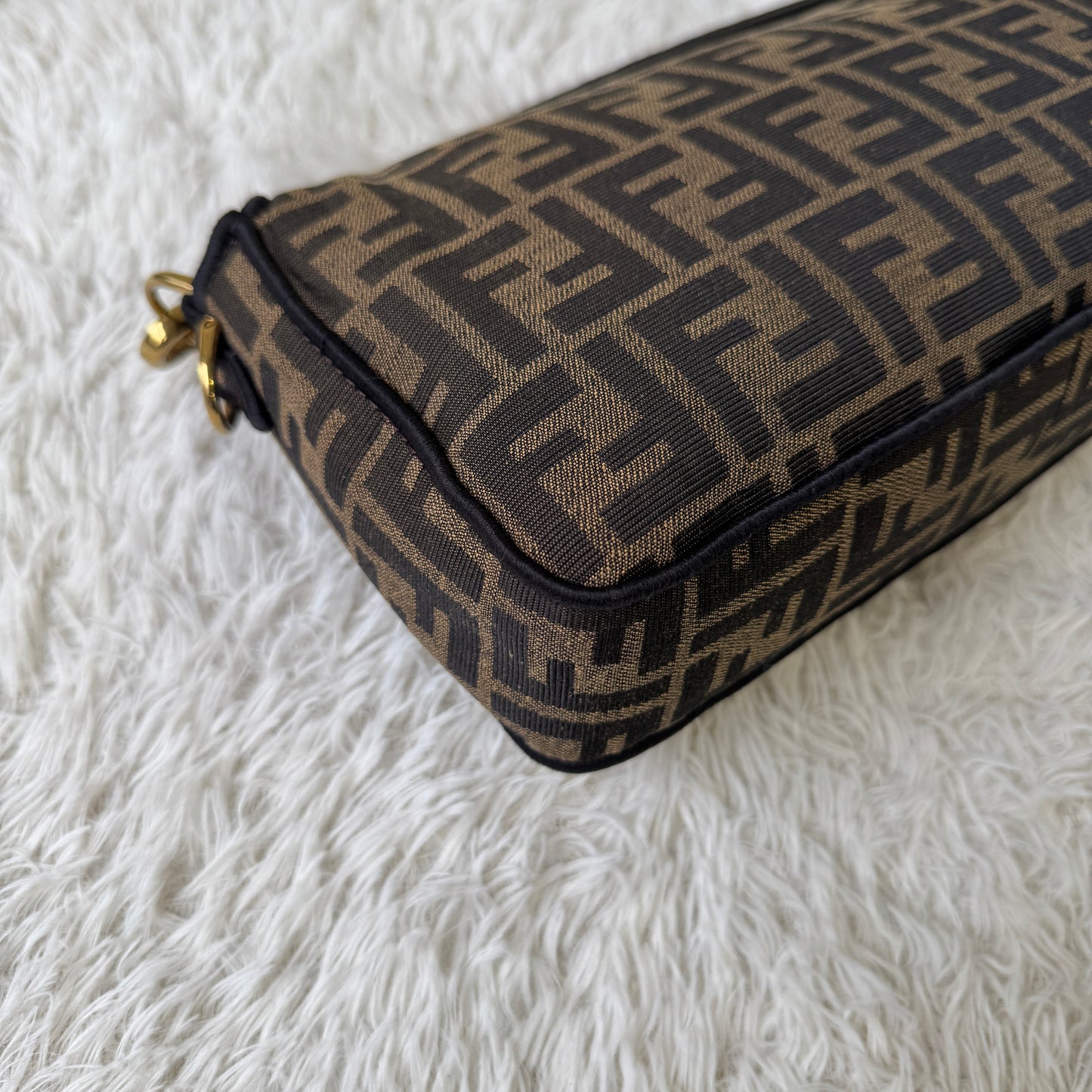 Fendi Zucca Baguette Shoulder Bag (Pre-Owned)