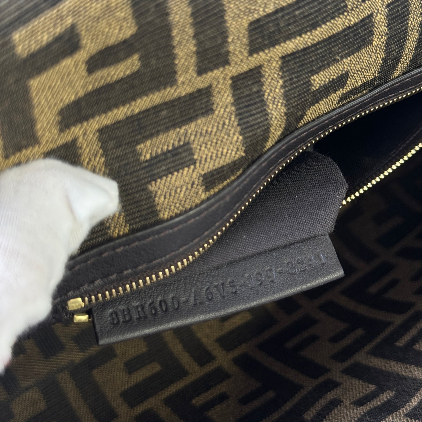 Fendi Zucca Baguette Shoulder Bag (Pre-Owned)