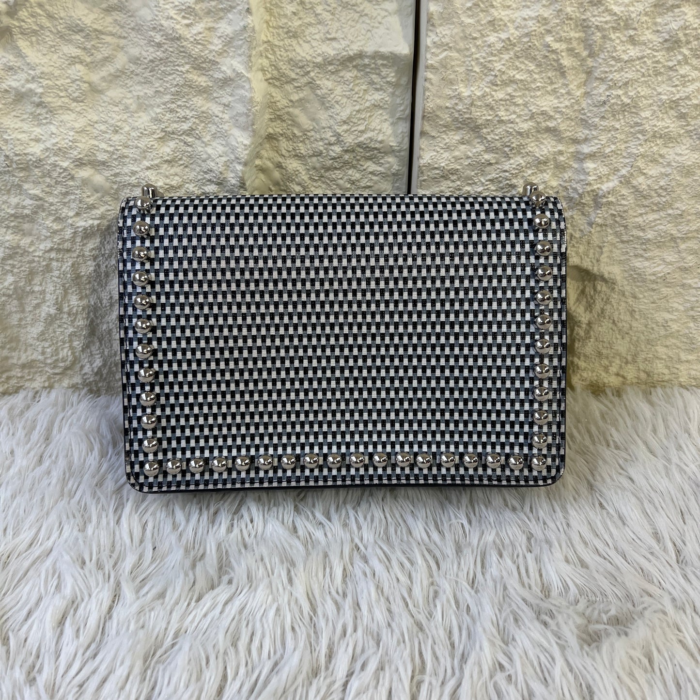Fendi Karlito Studded Chain Shoulder Bag (Pre-Owned)
