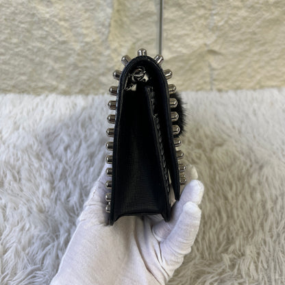 Fendi Karlito Studded Chain Shoulder Bag (Pre-Owned)