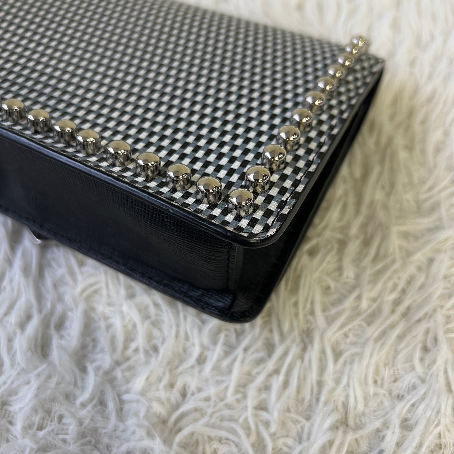 Fendi Karlito Studded Chain Shoulder Bag (Pre-Owned)