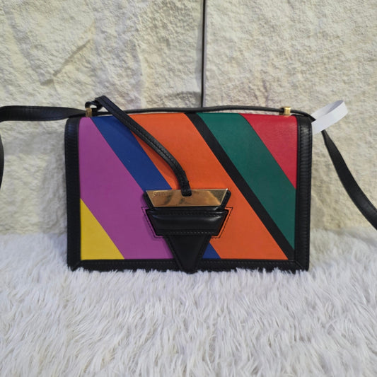 Loewe Geometric Colorblock Shoulder Bag (Pre-Owned)