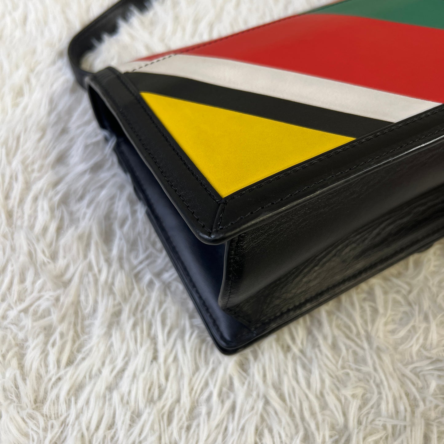 Loewe Geometric Colorblock Shoulder Bag (Pre-Owned)