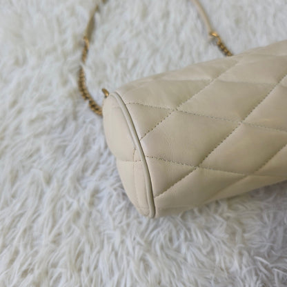 Yves Saint Laurent Quilted Barrel Shoulder Bag (Pre-Owned)