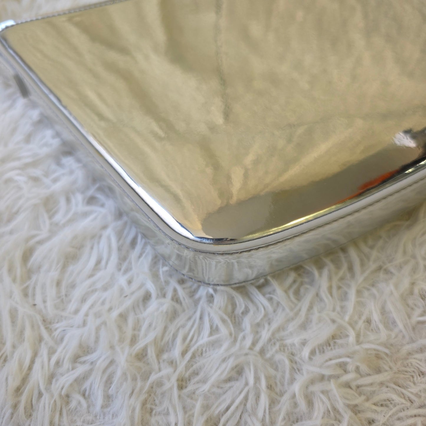 Celine Metallic Silver Shoulder Bag (Pre-Owned)