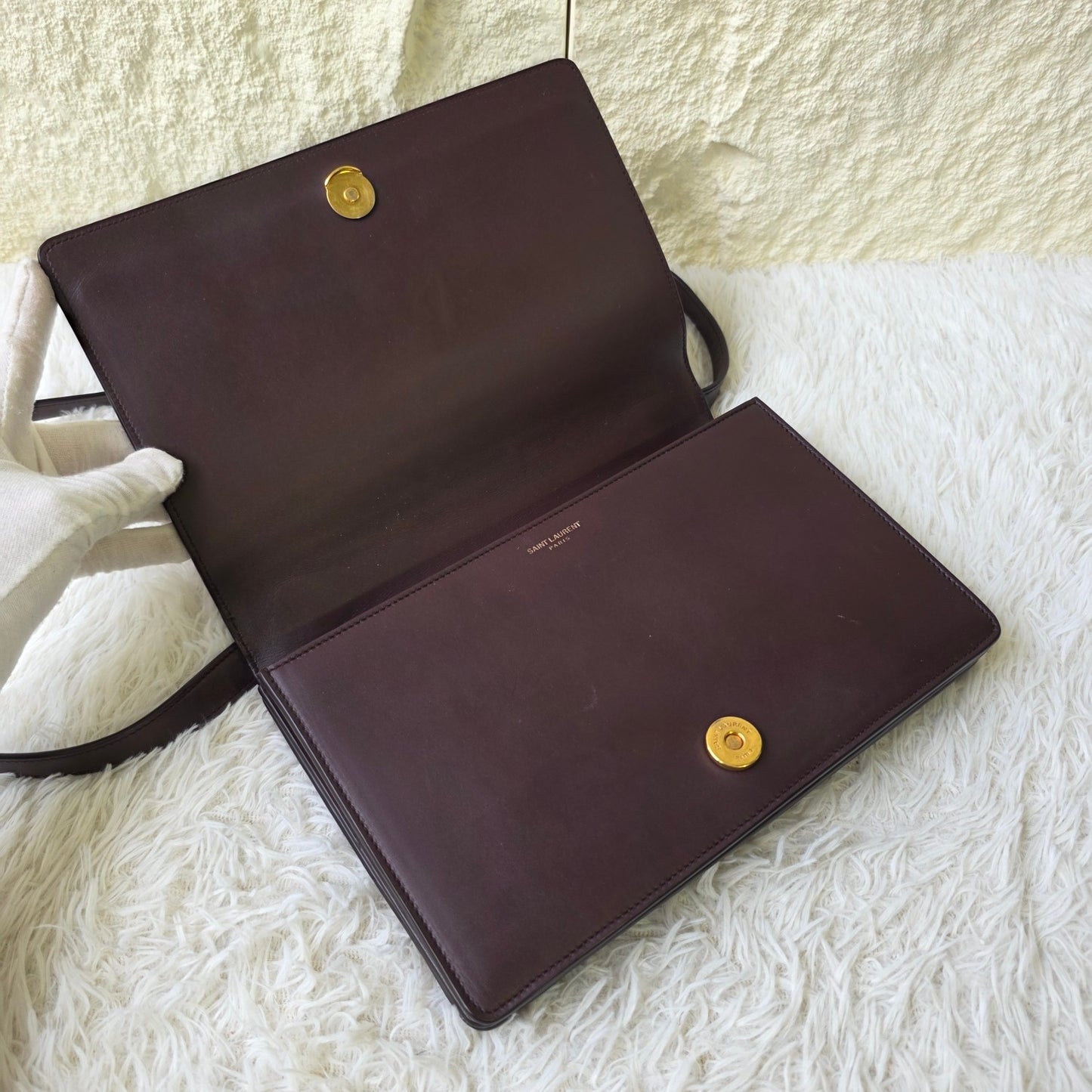 Yves Saint Laurent Vintage Logo Shoulder Bag (Pre-Owned)