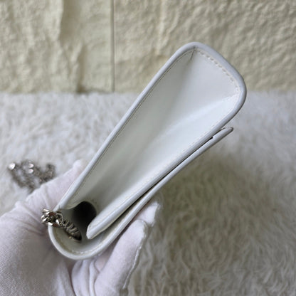 Yves Saint Laurent White Chain Wallet Bag (Pre-Owned)