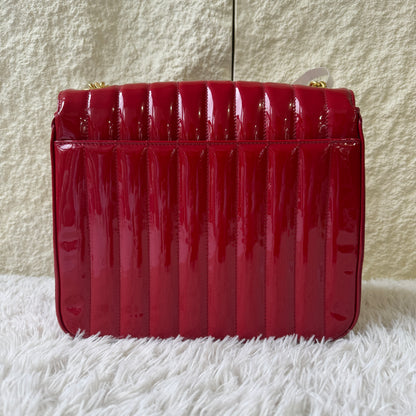 Yves Saint Laurent Vicky Patent Chain Shoulder Bag (Pre-Owned)