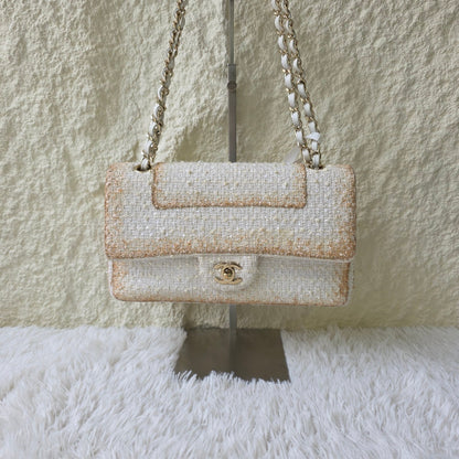 Chanel Tweed Chain Shoulder Bag (Pre-Owned)