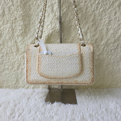 Chanel Tweed Chain Shoulder Bag (Pre-Owned)
