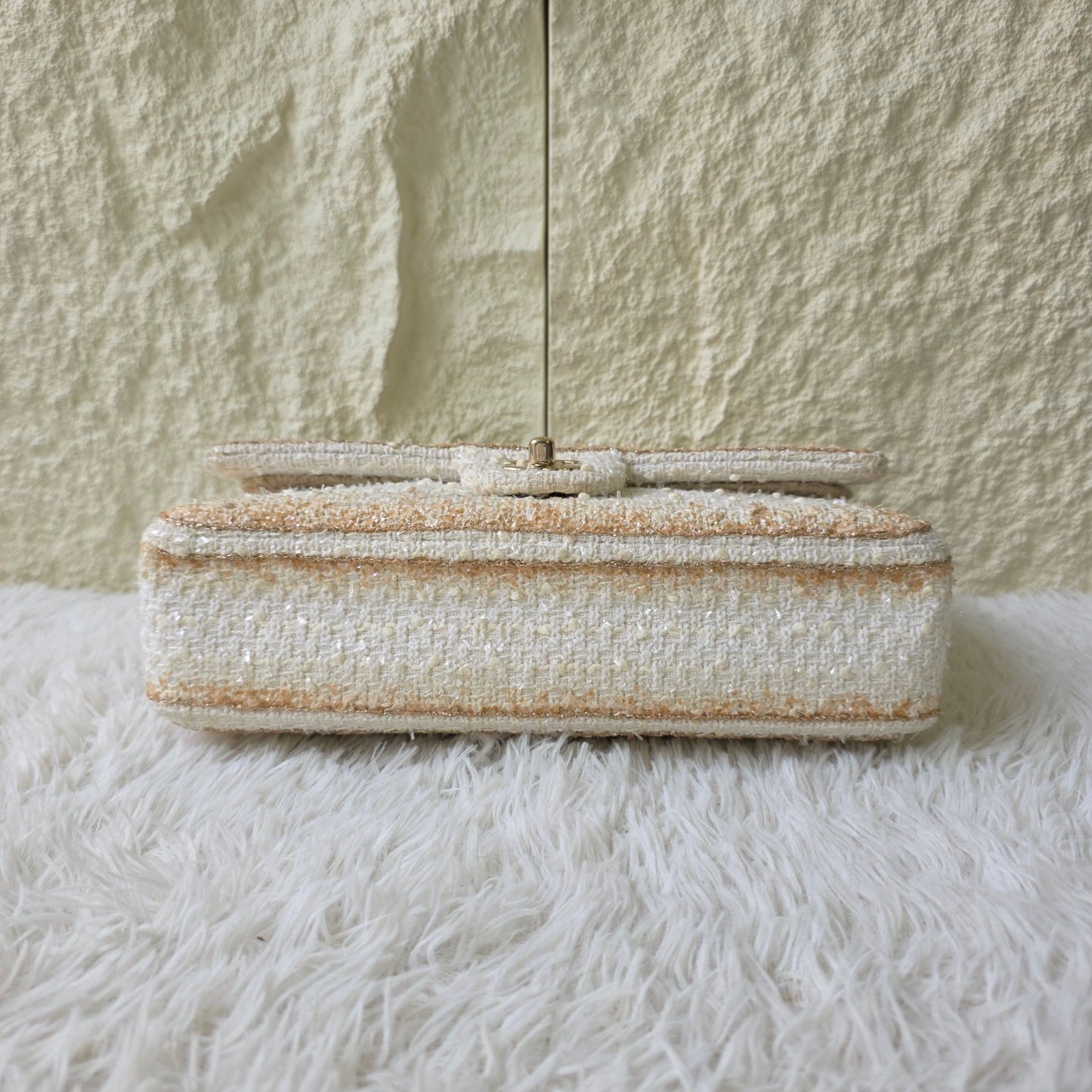 Chanel Tweed Chain Shoulder Bag (Pre-Owned)