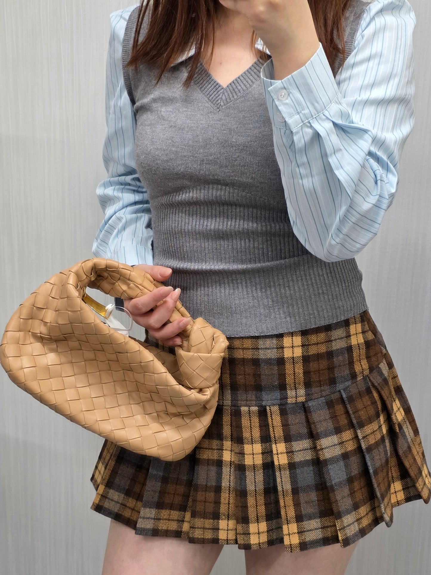 Bottega Veneta Mini Jodie Intrecciato Hobo Bag (Pre-Owned)