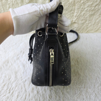 Saint Laurent Studded Bucket Shoulder Bag (Pre-Owned)