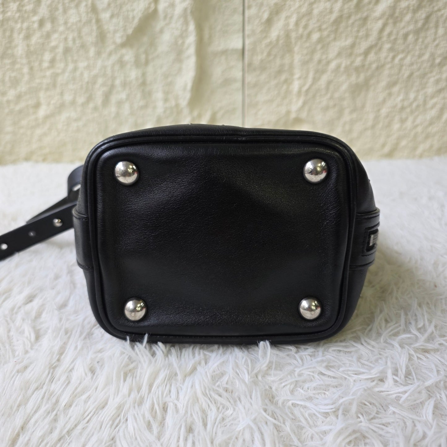 Saint Laurent Studded Bucket Shoulder Bag (Pre-Owned)