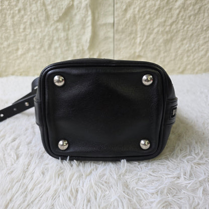 Saint Laurent Studded Bucket Shoulder Bag (Pre-Owned)