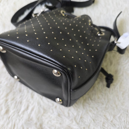 Saint Laurent Studded Bucket Shoulder Bag (Pre-Owned)