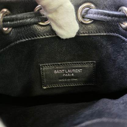 Saint Laurent Studded Bucket Shoulder Bag (Pre-Owned)