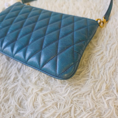 Miu Miu Quilted Leather Crossbody Bag (Pre-Owned)