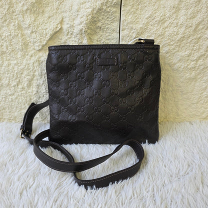 Gucci Guccissima Leather Crossbody Bag (Pre-Owned)