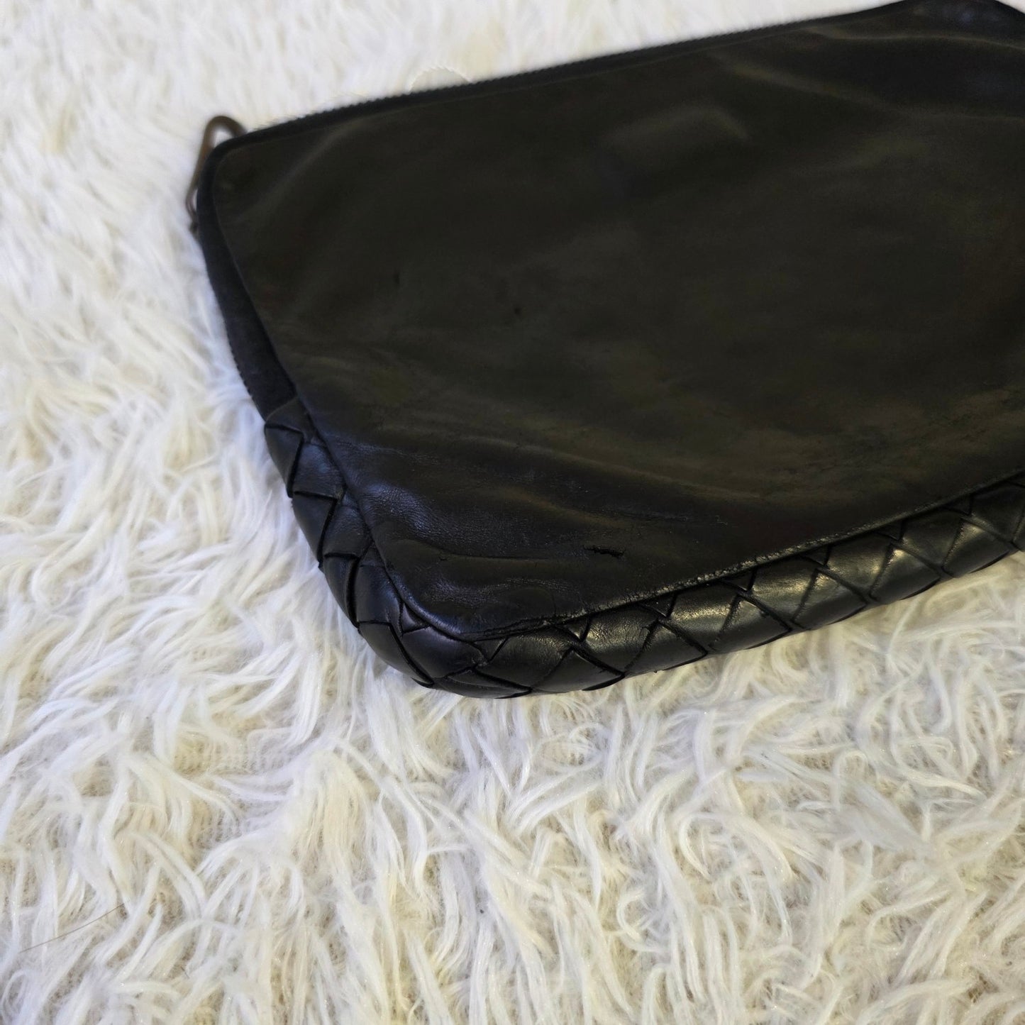 Bottega Veneta Leather Multi-Zip Hand Bag (Pre-Owned)