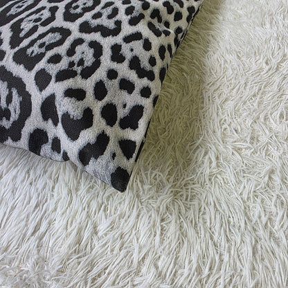 Saint Laurent Leopard Print Canvas Tote Bag (Pre-Owned)