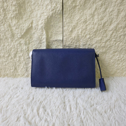 Prada Saffiano Leather Wallet on Chain Bag (Pre-Owned)
