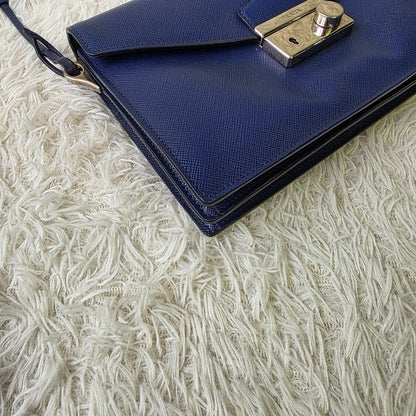 Prada Saffiano Leather Wallet on Chain Bag (Pre-Owned)