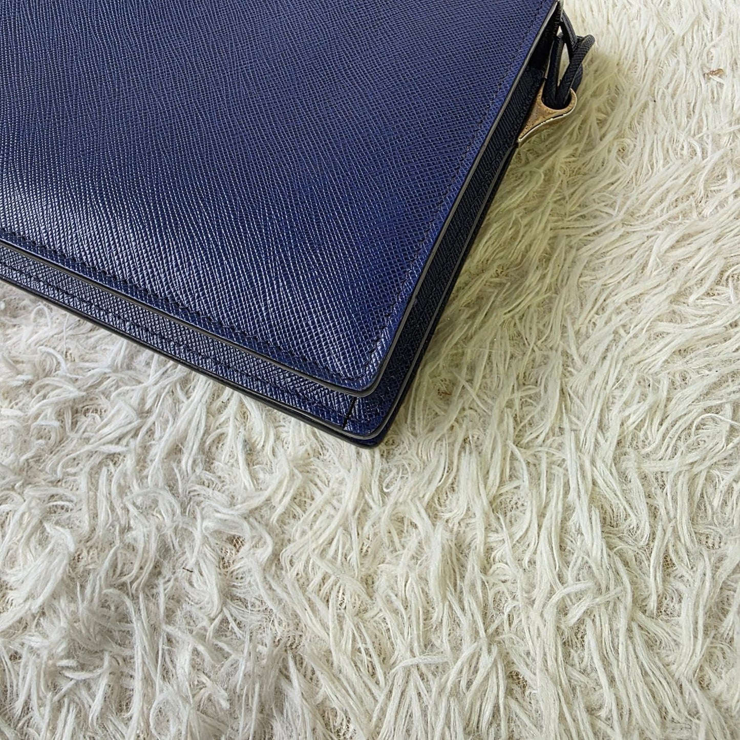 Prada Saffiano Leather Wallet on Chain Bag (Pre-Owned)