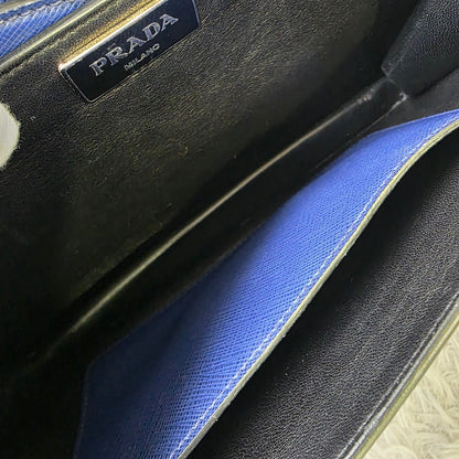 Prada Saffiano Leather Wallet on Chain Bag (Pre-Owned)